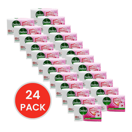 DETTOL 60g SOAP BAR ANTIBACTERIAL LASTING FRESH HONEYDEW AND CUCUMBER (24x Pack)