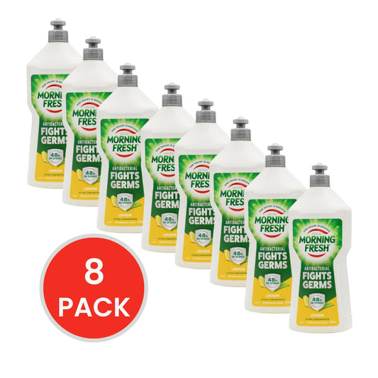 MORNING FRESH 650mL DISHWASHING LIQUID LEMON (8x Pack)