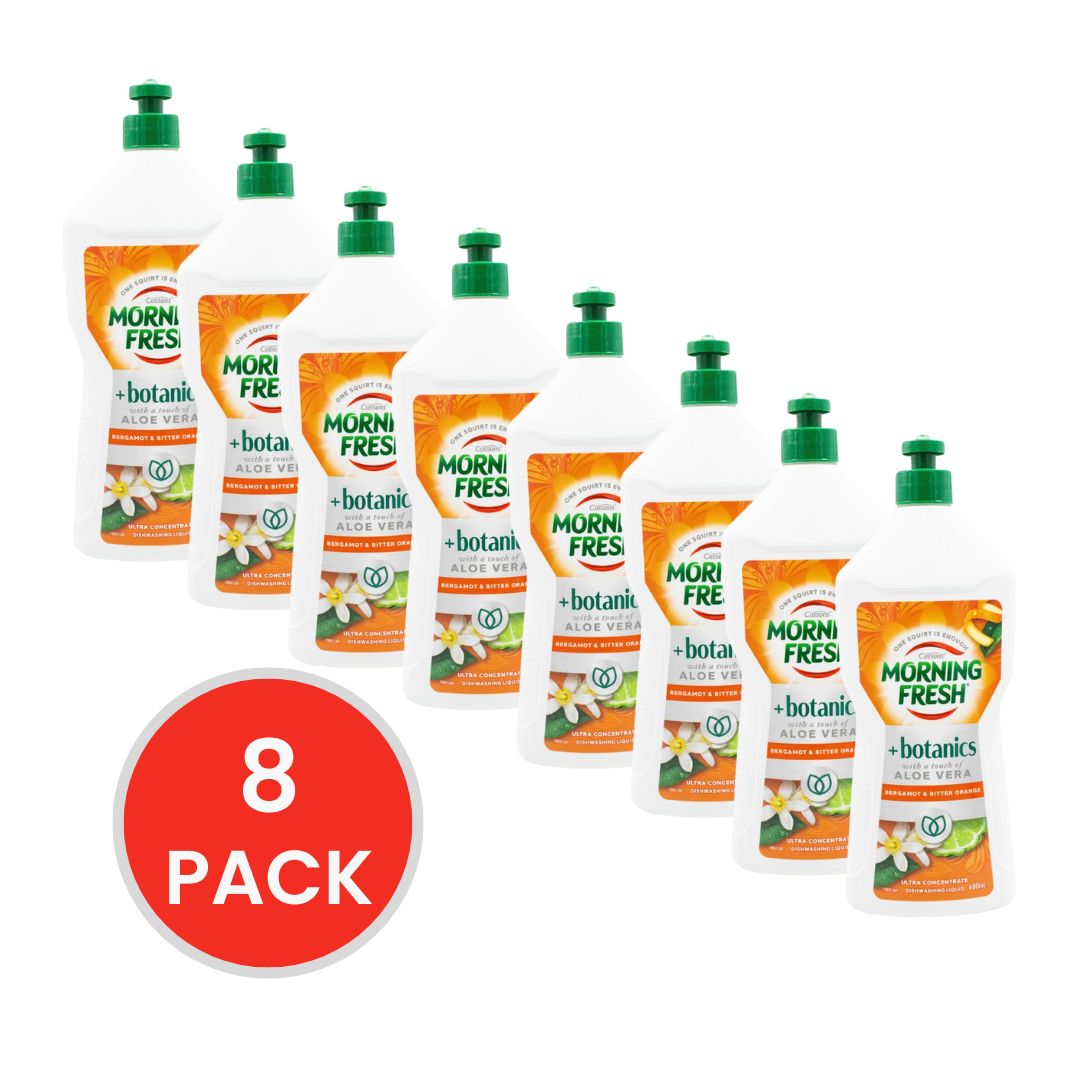 Morning Fresh Dishwashing Liquid Orange & Bergamot 680mL (8 Pack)
