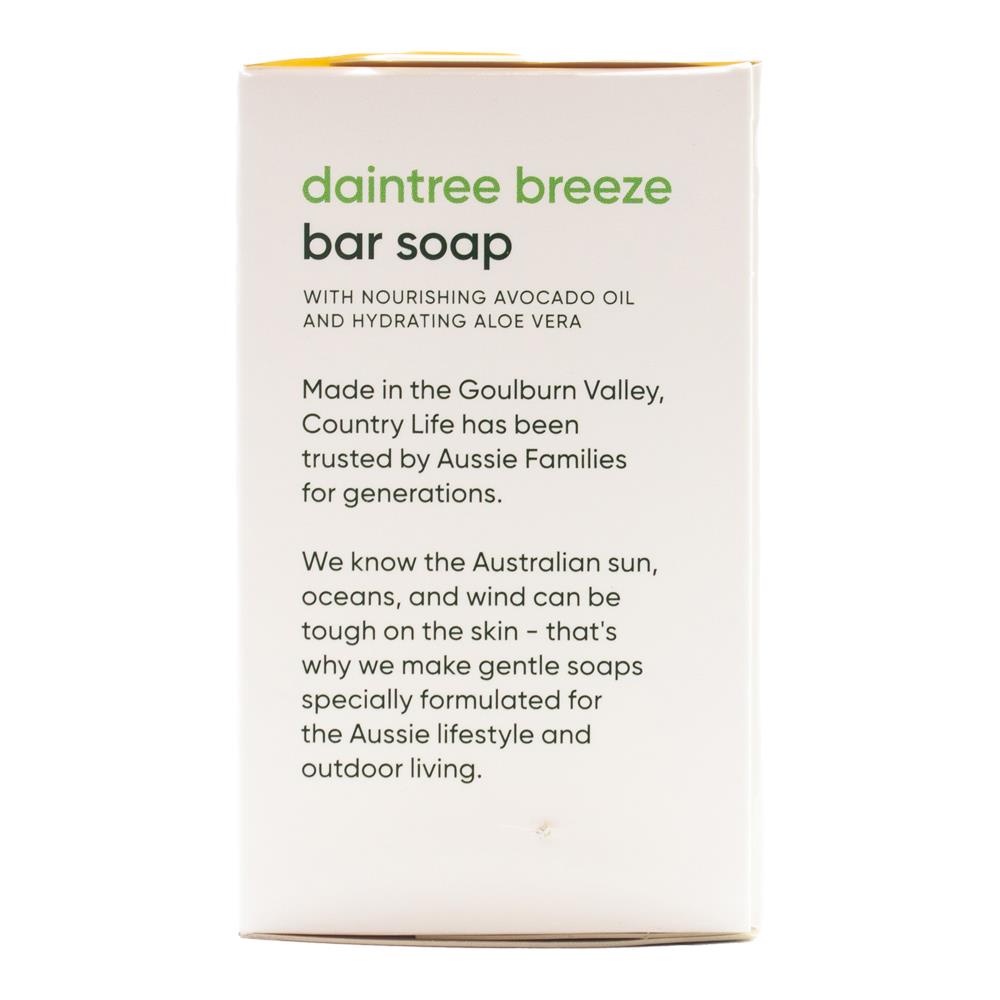 Country Life Soap Bar Daintree Breeze 450g 8 x 5Pk (40 Pack)