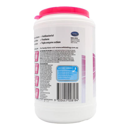 White King 1kg Fabric Stain Remover Oxy Powder Regular Safe On Colours (6x Pack)