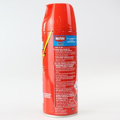 MORTEIN 250g FLY & MOSQUITO KILLER ODOURLESS FAST KNOCKDOWN (9x Pack)