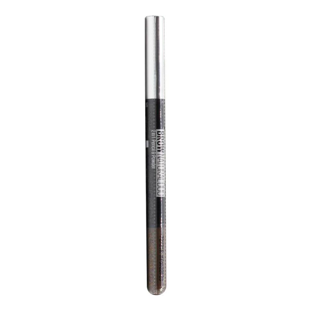 Maybelline Brow Natural Duo 2 in 1 Pencil and Powder Brown (6x Pack)