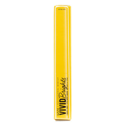 NYX 2ml EYELINER MATTE LIQUID VIVID BRIGHTS HAD ME ON YELLOW (3 x Pack)