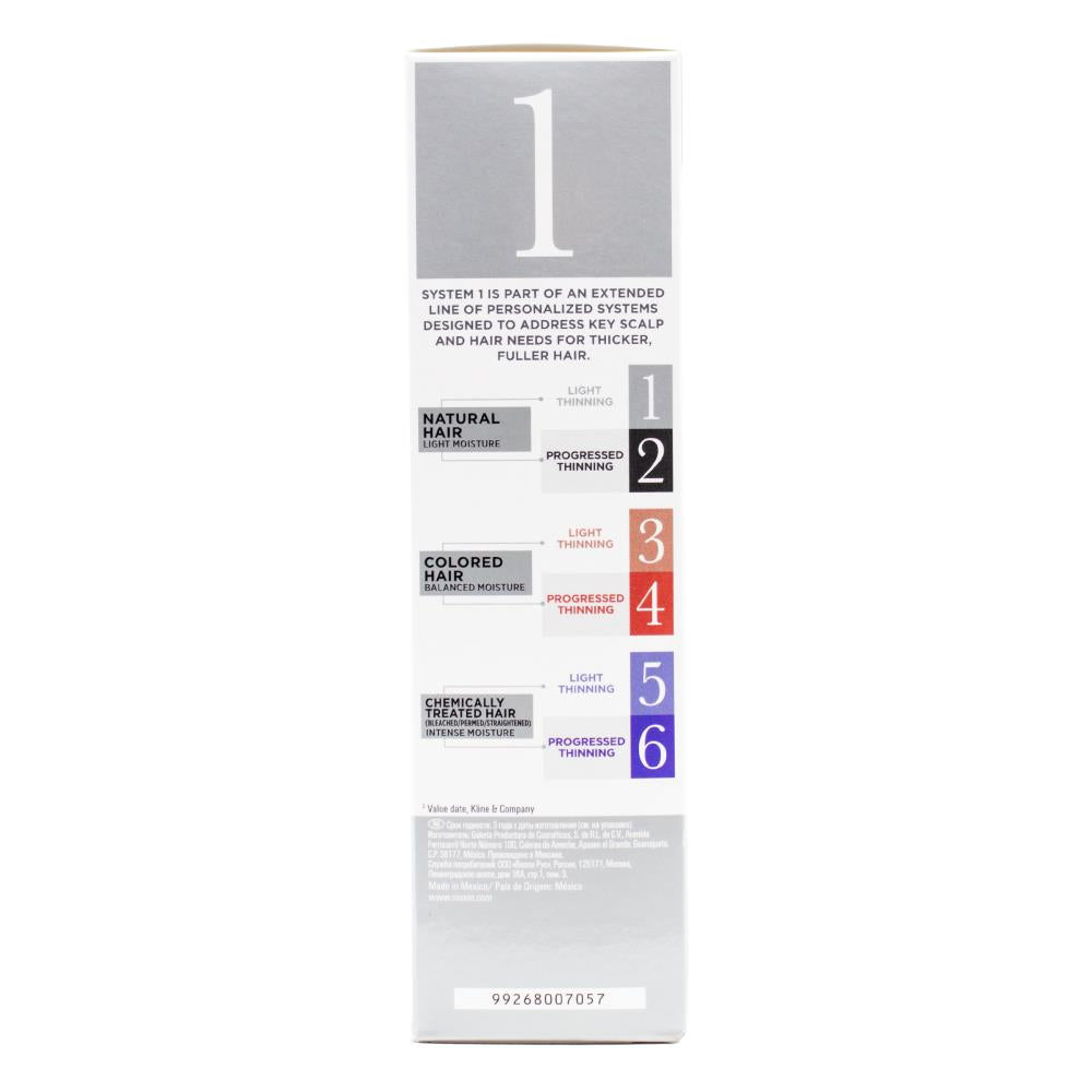 Nioxin Pk3 150ml Shampoo, 150ml Conditioner 50ml Treatment Thicker Fuller Hair Natural Hair Light Thinning System 1 Step 3