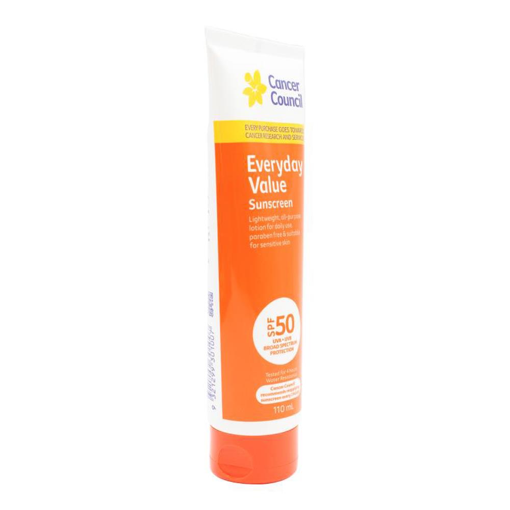 Cancer Council Sunscreen Everyday Value Spf 50 110ml (5 Pack)