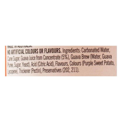 Bundaberg Guava Sparkling Drink 375mL – Pack of 12