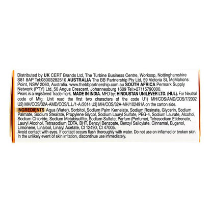 Pears Soap Bar Amber 100g (Value Pack 12)