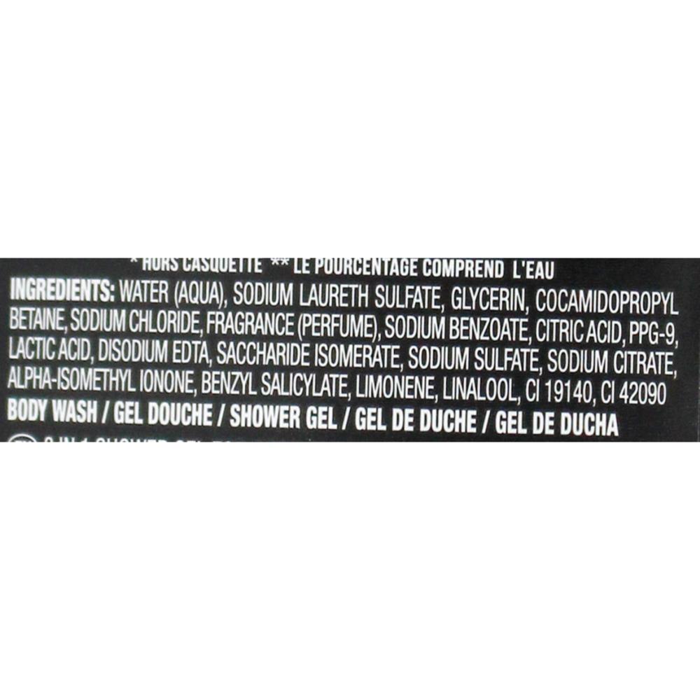 Axe 3in1 Body + Face + Hair Wash Black 250ml (6x Pack)