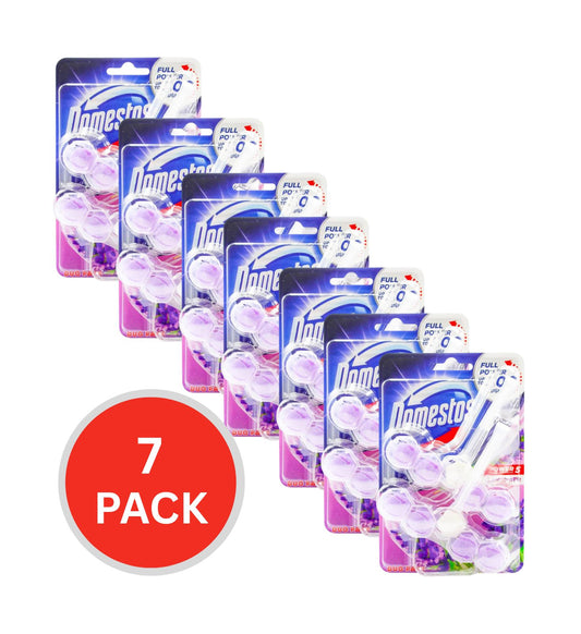 Domestos 55g Toilet Cleaner Cage Power 5 Lavender 7 x 2Pk (14 Pack)