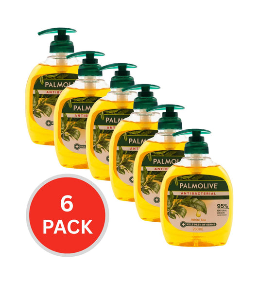 Palmolive Liquid Hand Wash Pump Antibacterial 250ml (6 Pack)