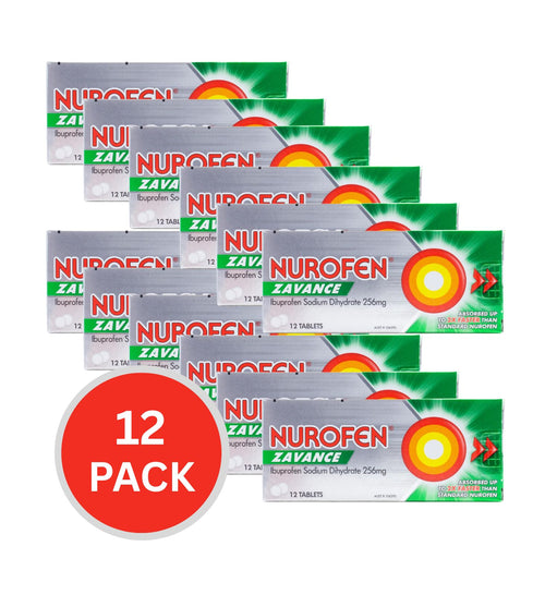 Nurofen Zavance Tablets 12 x 12Pk (144 Tablets)