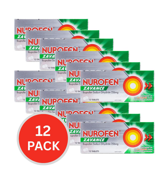 Nurofen Zavance Tablets 12 x 12Pk (144 Tablets)