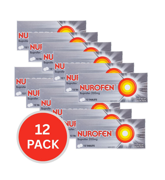 Nurofen 12Pk X 200mg Tablets Targeted Relief From Pain (12 Pack)