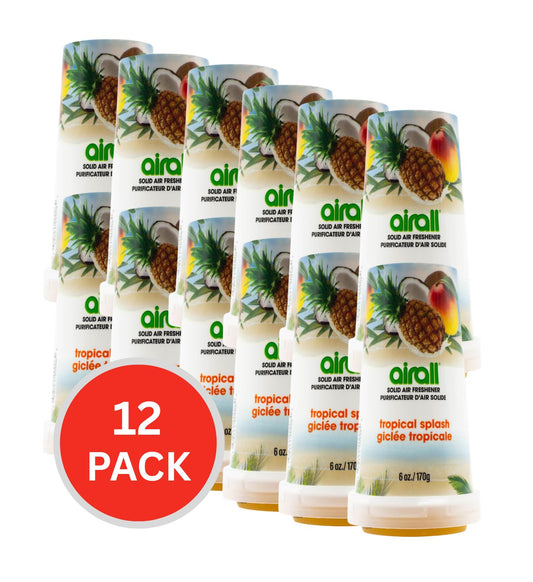 Airall Solid Air Freshener Tropical Splash 170g (12 Pack)