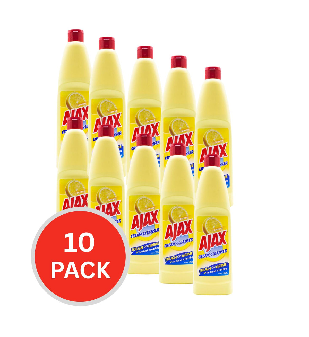 Ajax 375ml Cream Cleanser (10x Pack)