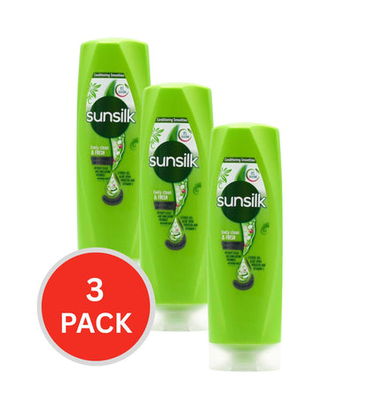 Sunsilk 300ml Conditioner Lively Clean And Fresh (3x Pack)