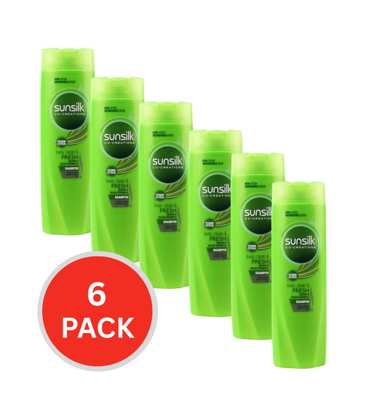Sunsilk Shampoo Lively Clean And Fresh 160ml (6 Pack)