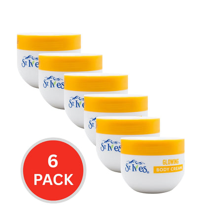 St Ives Body Cream Glowing Apricot 150ml (6 Pack)