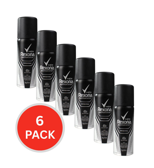 Rexona Antiperspirant Men Original 30g / 50ml (6 Pack)