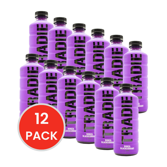 TRADIE SPORTS DRINK BONZA BLACKCURRANT 750ml (12x Pack)