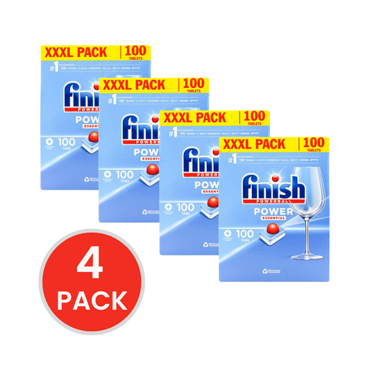 FINISH POWER ESSENTIAL DISHWASHER TABLETS 4 x 100Pk (400 Tablets)
