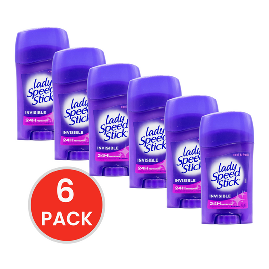 MENNEN 45g LADY SPEED STICK 24H PROTECTION INVISIBLE COOL AND FRESH (6 x Pack)