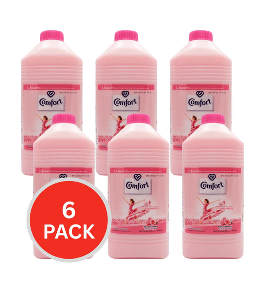 Comfort Fabric Conditioner Kiss Of Flowers With Rose Fresh 2L (6 Pack)