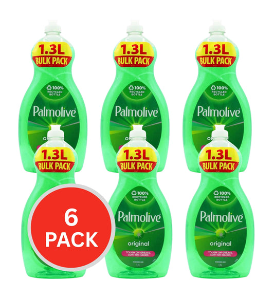 Palmolive Dishwashing Liquid Original 1.3L (6 Pack)