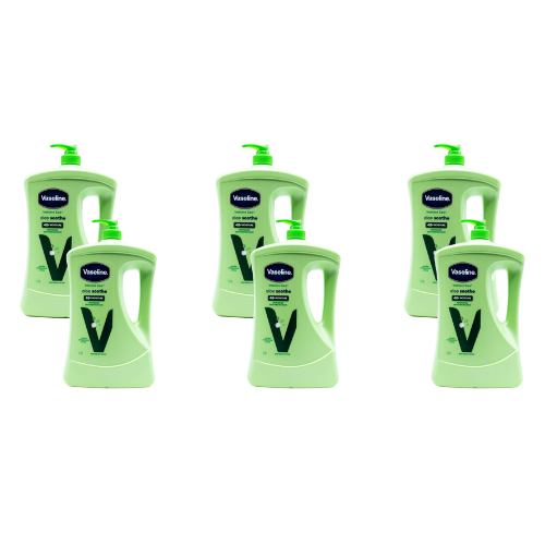 Vaseline Intensive Care Body Lotion Aloe Soothe 1500mL (6 Pack)
