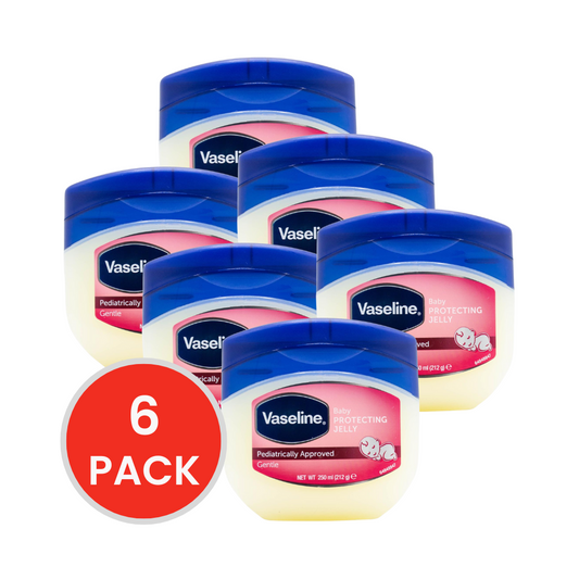 VASELINE 250mL PROTECTING JELLY BABY GENTLE (6x Pack)