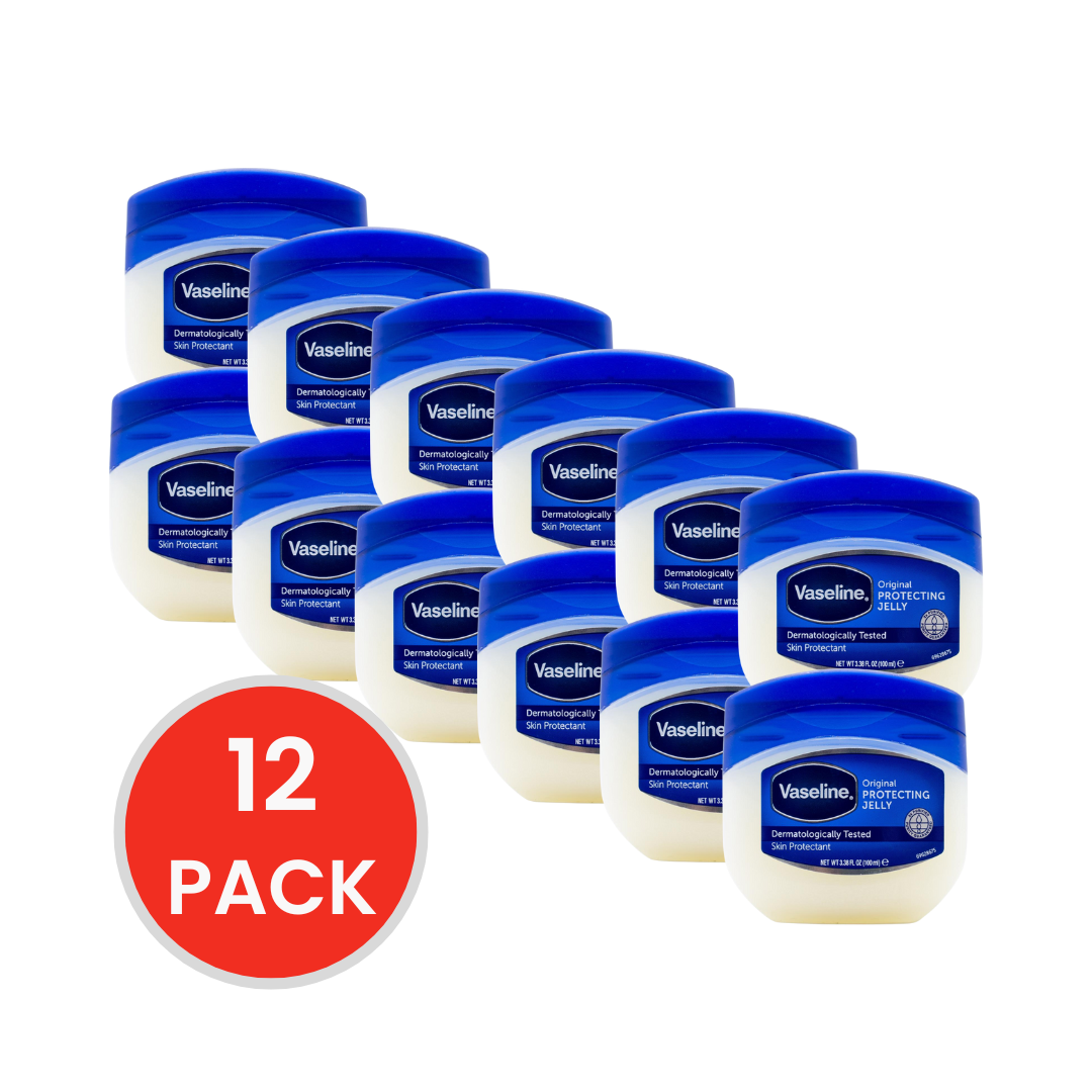 Vaseline Petroleum Jelly Original 100ml (2 Pack)