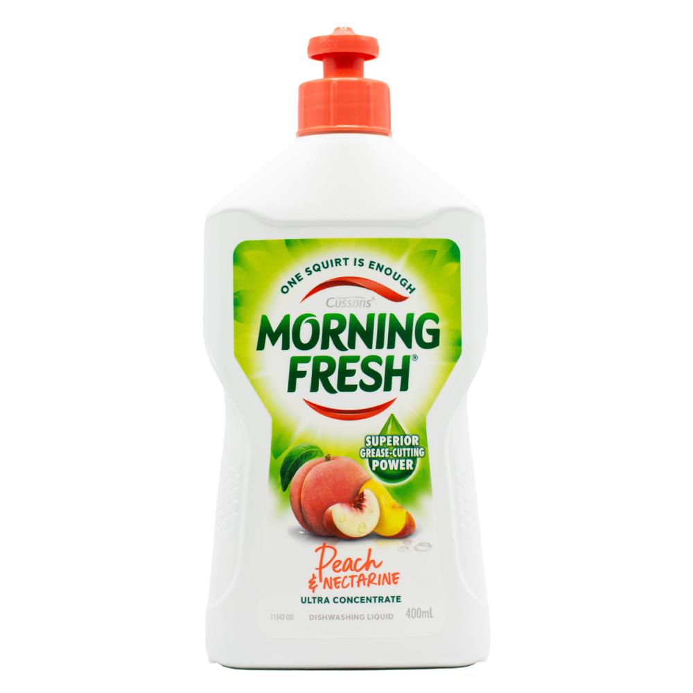 Morning Fresh Dishwashing Liquid Ultra Concentrate Peach Nectarine 400ml (12 Pack)