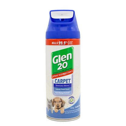 Glen 20 Spray Disinfectant Carpet Cuddly Pet 354g (6 Pack)