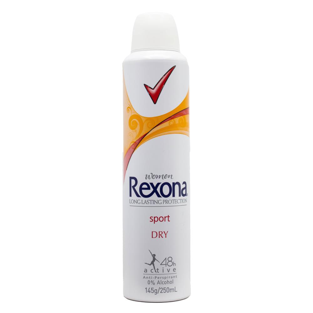 Rexona Antipersprant Women 48h Active Sport 145g / 250ml (6 Pack) Dry