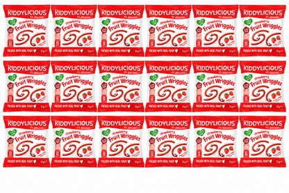Kiddylicious Strawberry Fruit Wriggles 12g x 18