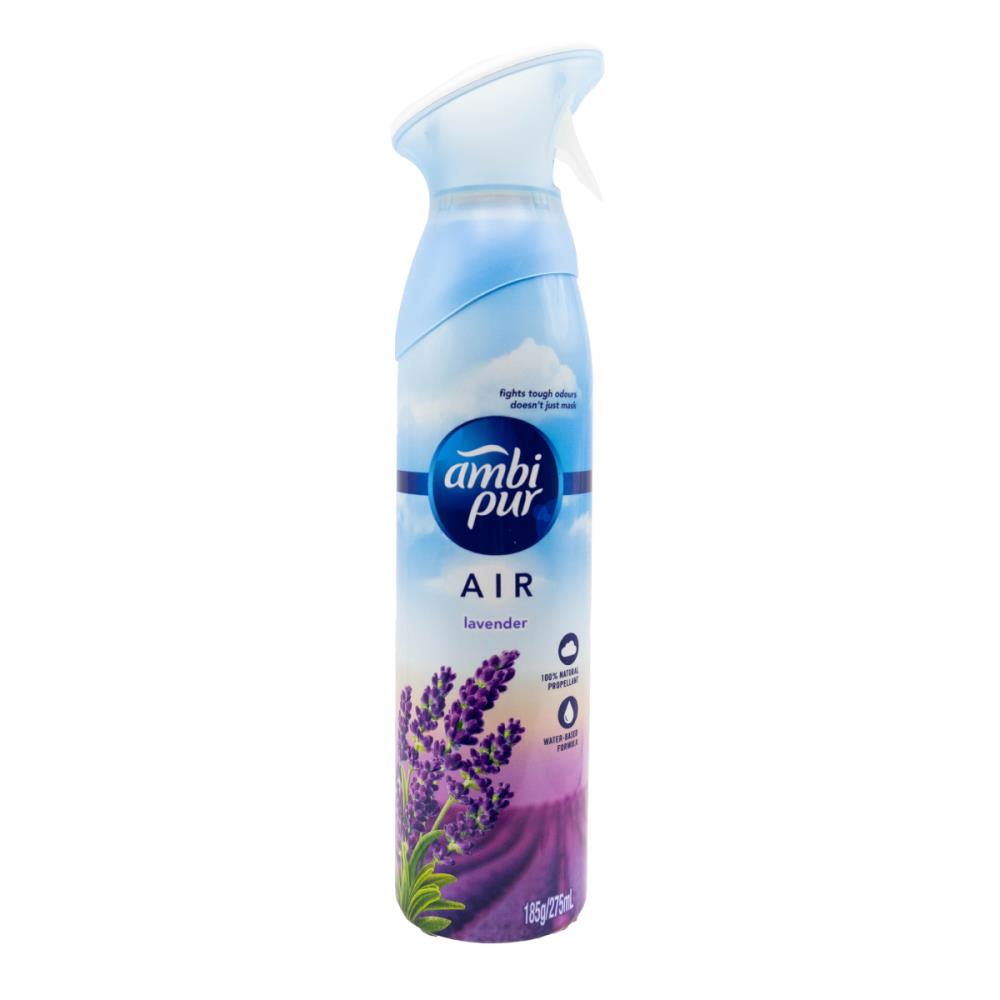Ambi Pur 185g / 275ml Air Freshener Spray – Lavender (6 Pack)