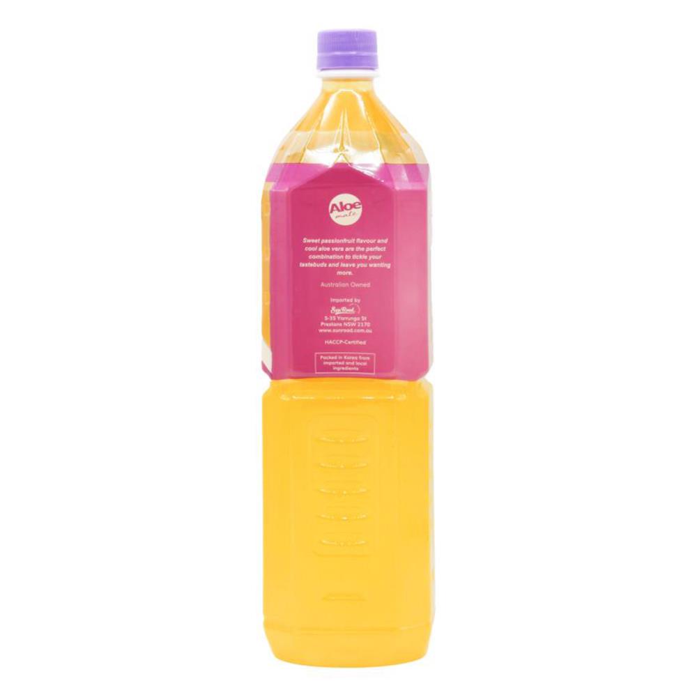 Aloe Mate Aloe Vera Drink Passion Fruit 1.5L (12 Pack)