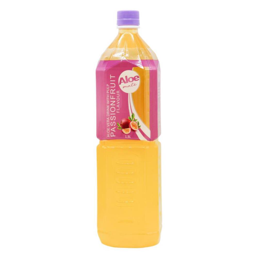 Aloe Mate Aloe Vera Drink Passion Fruit 1.5L (12 Pack)