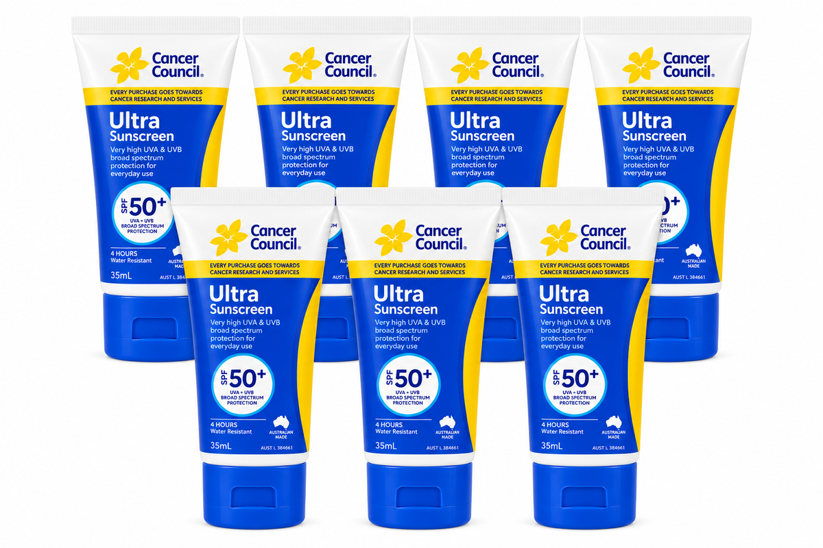 Cancer Council Ultra Sunscreen SPF50+ 35mL x 7