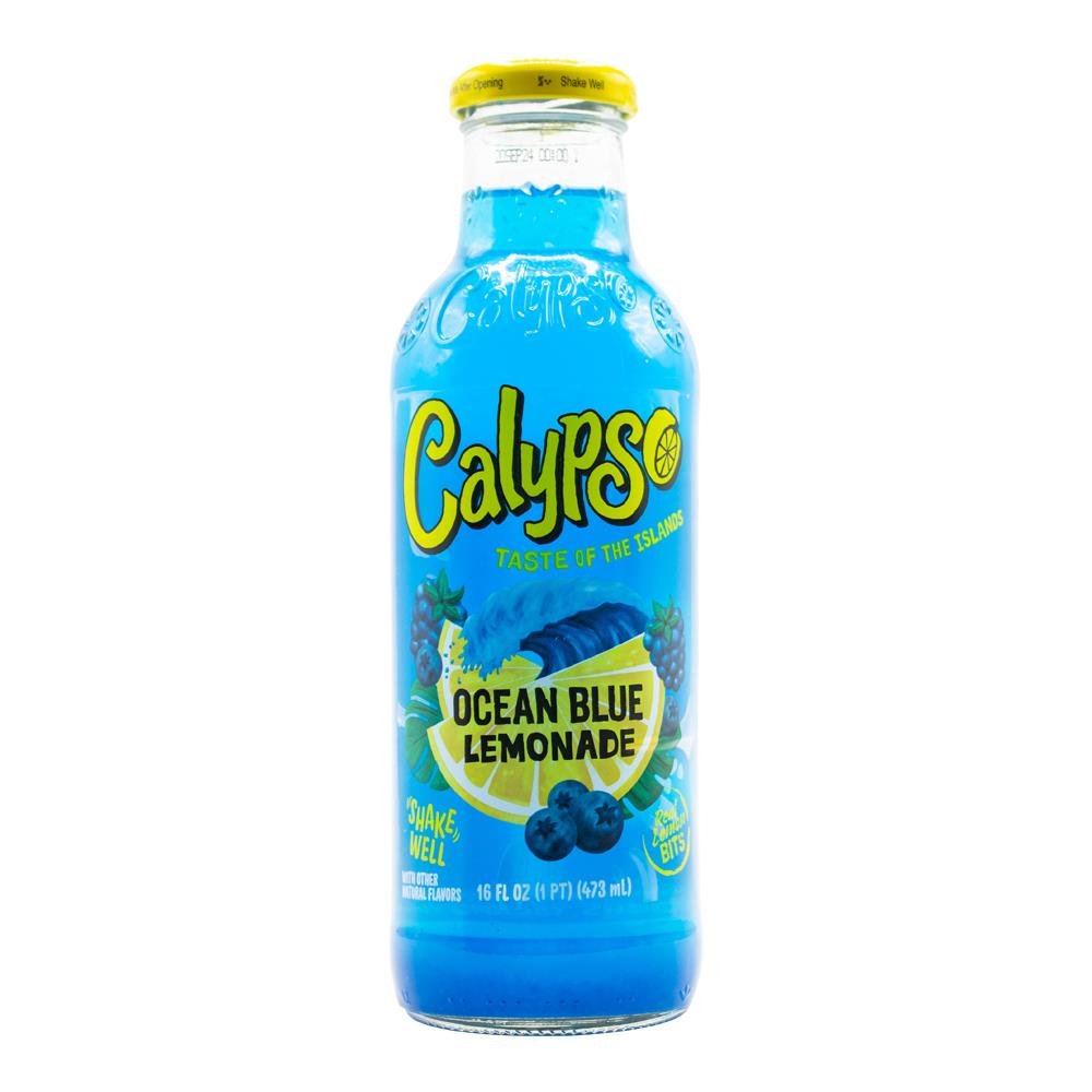 Calypso 473mL Ocean Blue Lemonade (12 Pack)