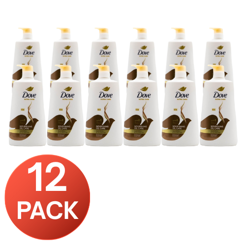 Dove Ultra Care Nourishing Oil Shampoo 680mL for Dry & Frizzy Hair (12 pack)
