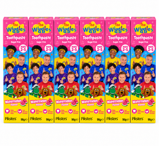 Piksters The Wiggles Kids Toothpaste Watermelon 96g x 6