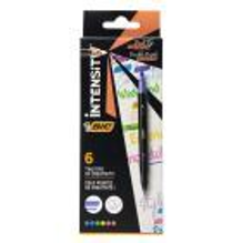 BIC Intensity Two-Tip Highlighters Assorted Colours 6pk – 12 Pack (72 Highlighters)