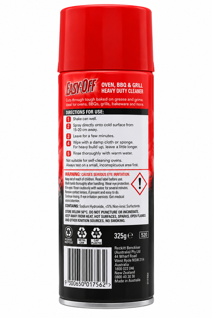 Easy Off Oven & BBQ Expert Heavy Duty Cleaner 325g x 9 Pack