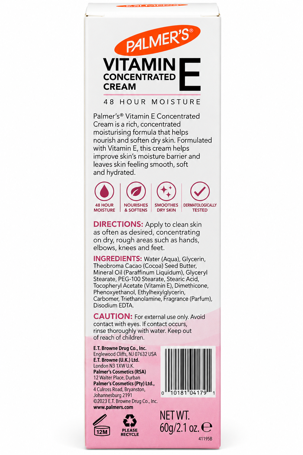 Palmers Vitamin E Concentrated Cream 60g x 6