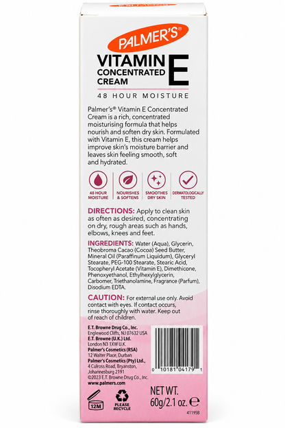 Palmers Vitamin E Concentrated Cream 60g x 6