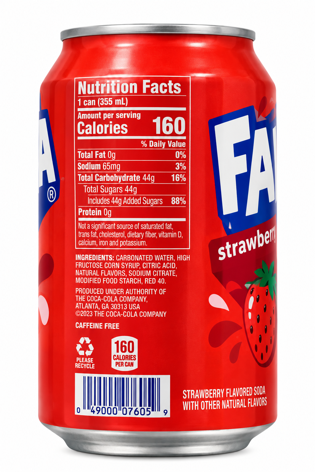 Fanta Strawberry Soda 355mL x 12