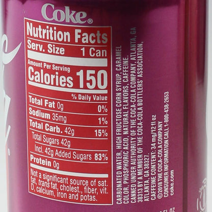 USA Cans 355mL Cherry Coke (12 Pack)