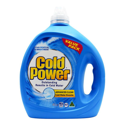 Cold Power Laundry Liquid Advanced Clean 4L (2 Pack)